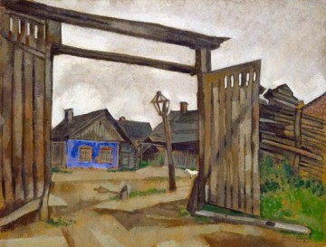 Casa en Vitebsk contemporáneo Marc Chagall Pinturas al óleo